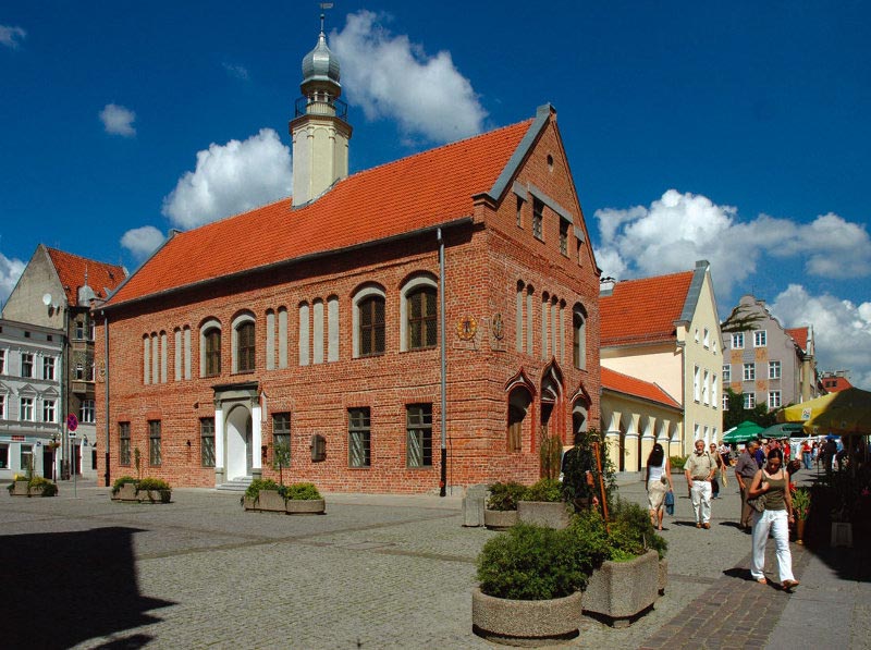 Na zdjęciu widać Stary Ratusz na Starym Mieście w Olsztynie
